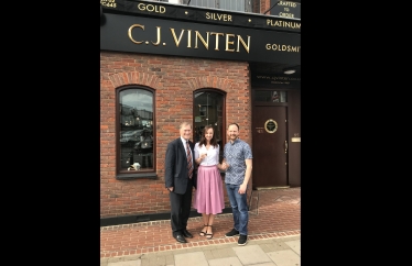 CJ Vinten visit